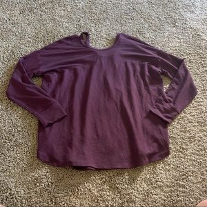 Athleta sweatshirt top size L